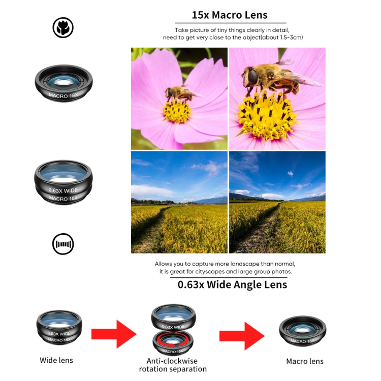 APEXEL APL-22XDG9 22X External Camera Adjustable Focus Mobile Phone Lens(10 in 1) APEXEL APL-22XDG9 22X External Camera Adjustable Focus Mobile Phone Lens(10 in 1)