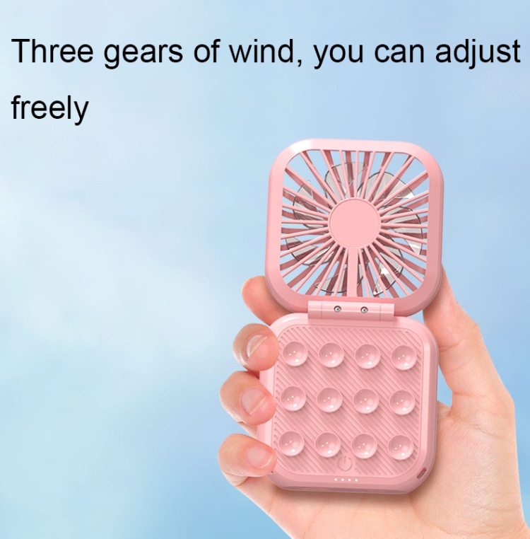 Mini ventilateur de support de téléphone pliable pour le cou