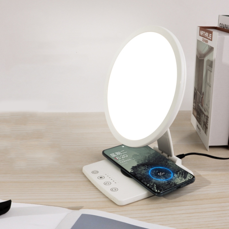 Wireless Charger SAD Therapy Light Intelligent Timing Emotional Physiotherapy Light(US Plug) Wireless Charger SAD Therapy Light Intelligent Timing Emotional Physiotherapy Light(US Plug)