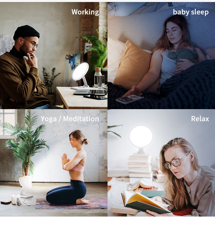 Wireless Charger SAD Therapy Light Intelligent Timing Emotional Physiotherapy Light(US Plug) Wireless Charger SAD Therapy Light Intelligent Timing Emotional Physiotherapy Light(US Plug)