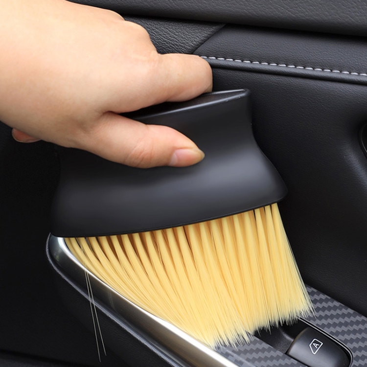 5 Stück Auto-Klimaanlage-Auslass-Reinigungsbürste, ultraweich, Auto- Innenraum-Detail-Brüse, Schwarz