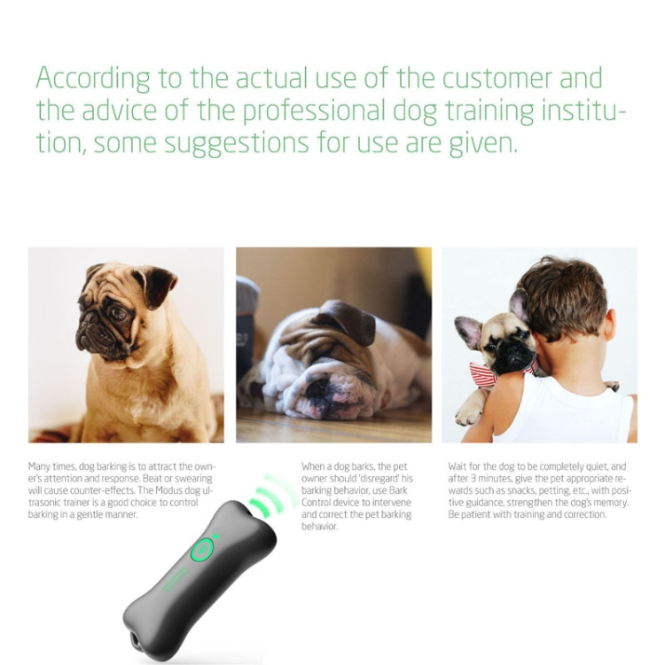 Ultrasuoni dispositivo automatico di abbaiare per cani dispositivo  portatile per addestramento del cane repellente per cani