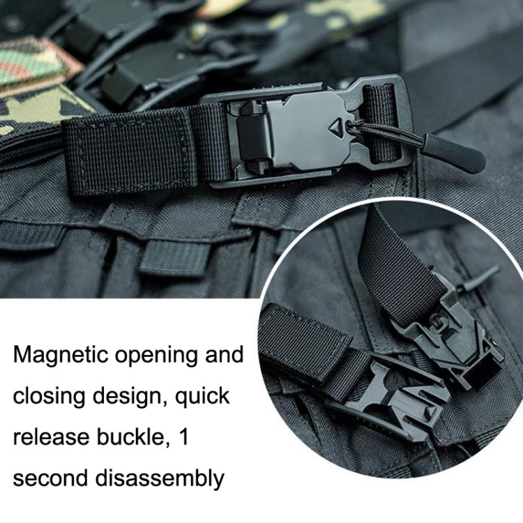 Doble hebilla de aleación de aluminio de liberación rápida Cinturón de  nylon Cinturón táctico Cobra para hombre