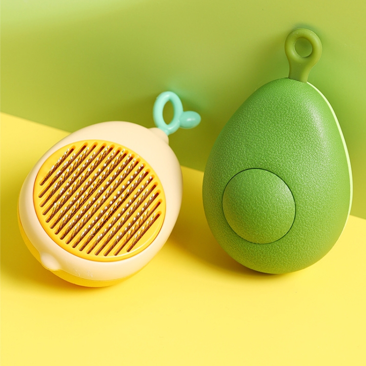 Cat Pet Fleece Needle Comb Cleaning Supplies(Avocado Green) - B1