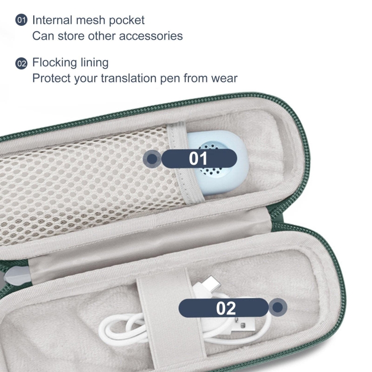 BUBM Portable Translation Pen EVA Protection Box(Gray Purple) BUBM Portable Translation Pen EVA Protection Box(Gray Purple)
