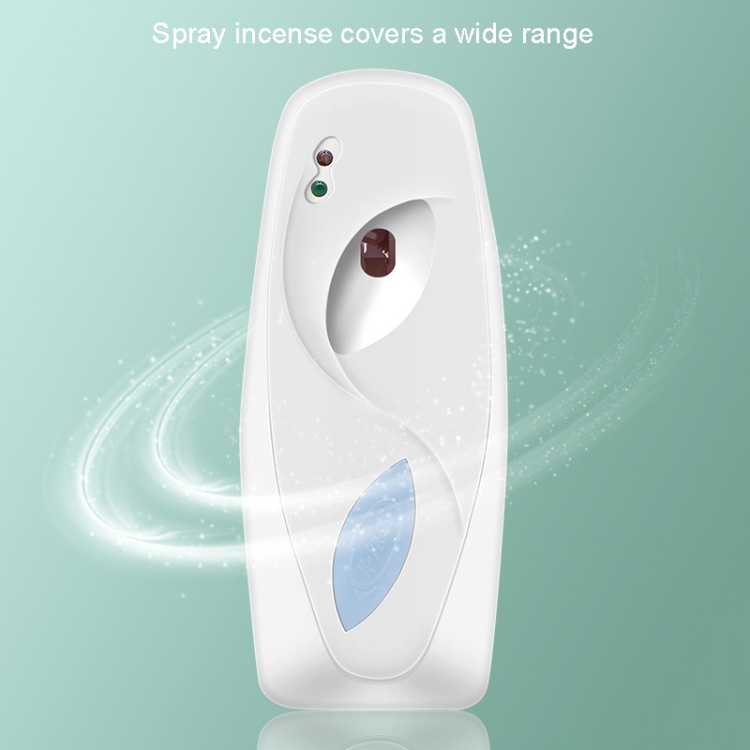 Wall Mounted Light Sensitive Automatic Spraying Machine Timed Fragrance Toilet Deodorizer Air Purifier(White) - B3