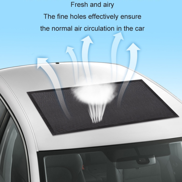 Auto voiture véhicule fenêtre maille bouclier pare-soleil visière filet  protection UV anti moustique housses de fenêtre, taille: fenêtre  avant75x50cm