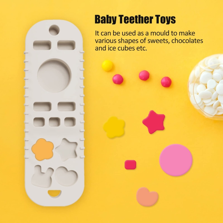 Jouet de dentition pour bébé TV télécommande forme à mâcher jouets