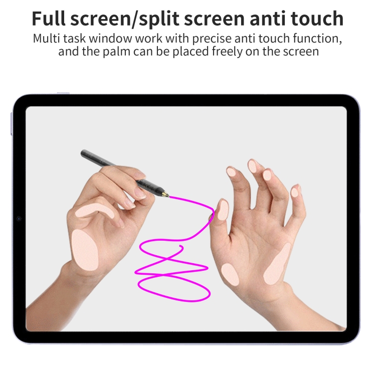 AhaStyle PE03 para iPad 2018-2022 Series Pluma de pantalla táctil transparente de larga espera de carga rápida - 7