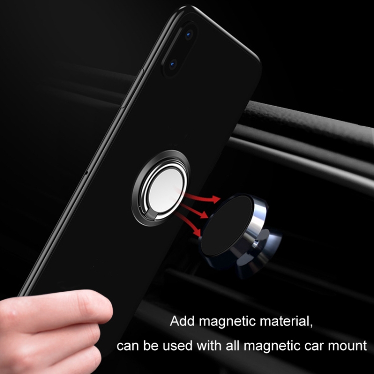 5pcs Car Magnetic Metal Ring Buckle Mobile Phone Holder(Black) 5pcs Car Magnetic Metal Ring Buckle Mobile Phone Holder(Black)