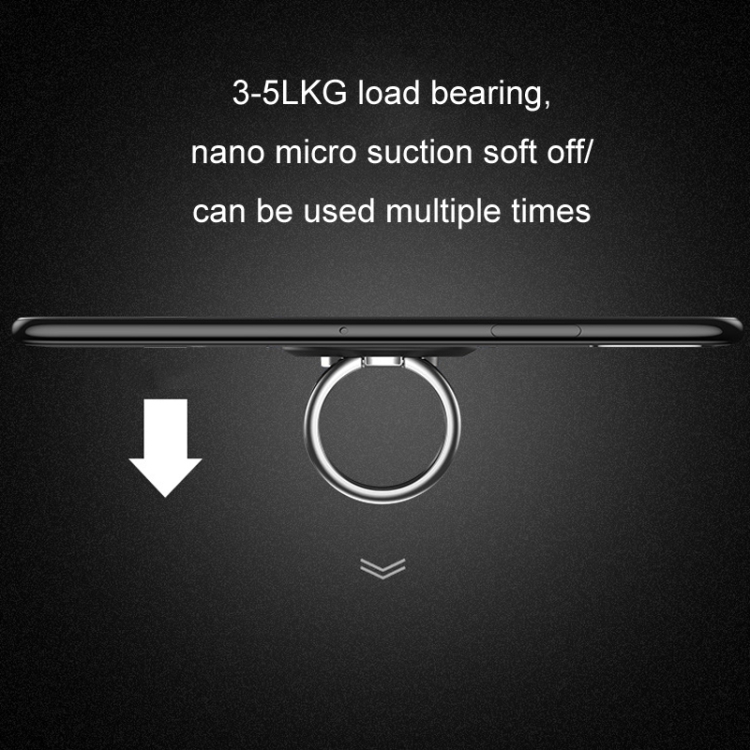5pcs Car Magnetic Metal Ring Buckle Mobile Phone Holder(Black) 5pcs Car Magnetic Metal Ring Buckle Mobile Phone Holder(Black)