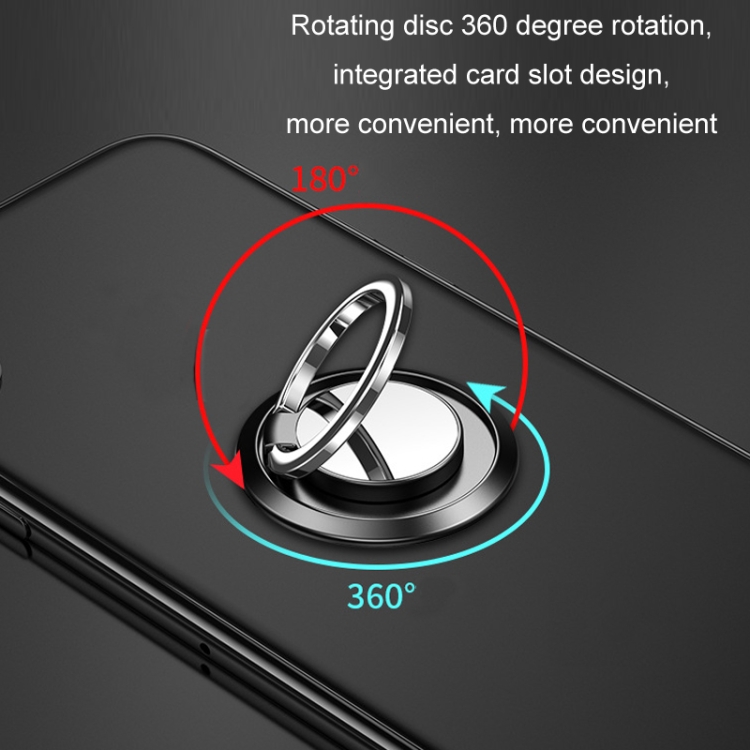 5pcs Car Magnetic Metal Ring Buckle Mobile Phone Holder(Black) 5pcs Car Magnetic Metal Ring Buckle Mobile Phone Holder(Black)