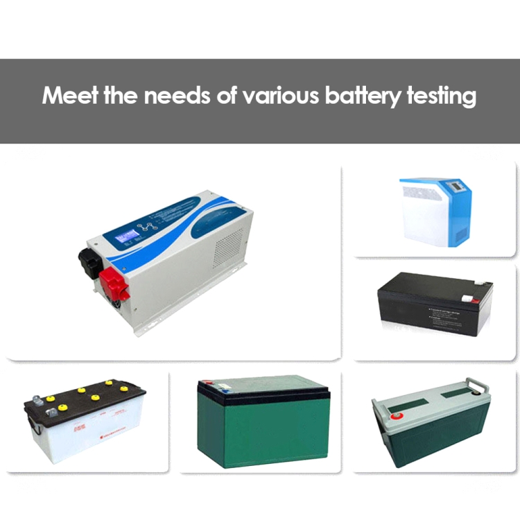 Testeur de capacité de batterie TR16H 8-120V Indicateur de batterie au  lithium de véhicule Compteur