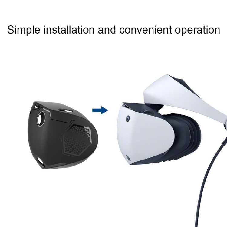 Para PS VR2 Estuche protector de TPU todo incluido con asa Tapa basculante Juego de estuche protector de gafas VR - 5