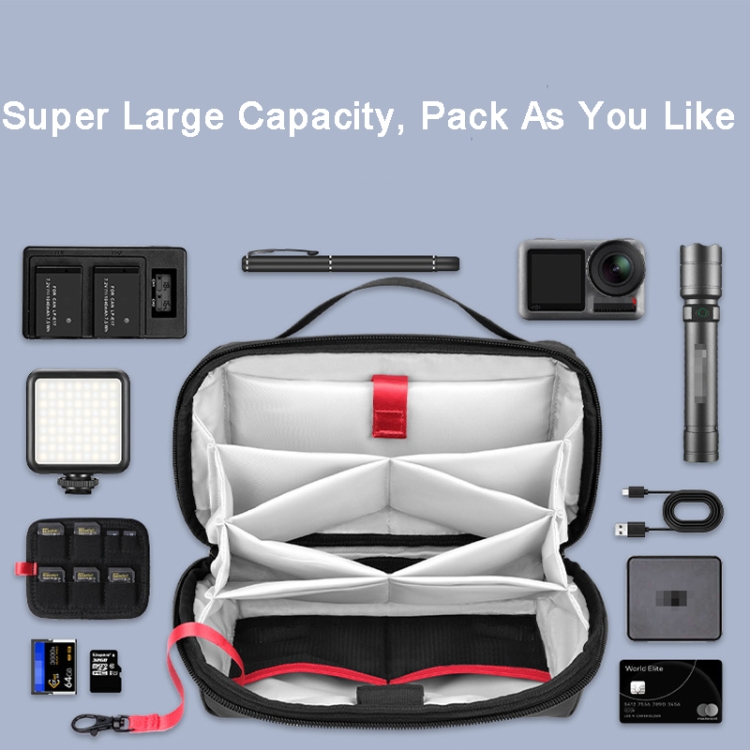 Portable Digital Bag Multi-function Data Line Classification Storage Bag(Black) Portable Digital Bag Multi-function Data Line Classification Storage Bag(Black)