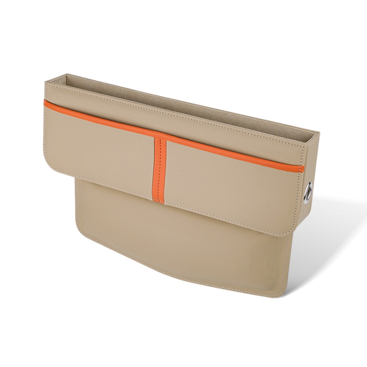 Ein Paar Autositz Lücke Aufbewahrungsbox Multifunktionale Autolücke  Aufbewahrungsbox Autositz Aufbewahrungsbox (beige)