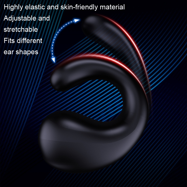 Clip-on Wireless Bluetooth Earphone With Digital Charging Compartment(White) Clip-on Wireless Bluetooth Earphone With Digital Charging Compartment(White)