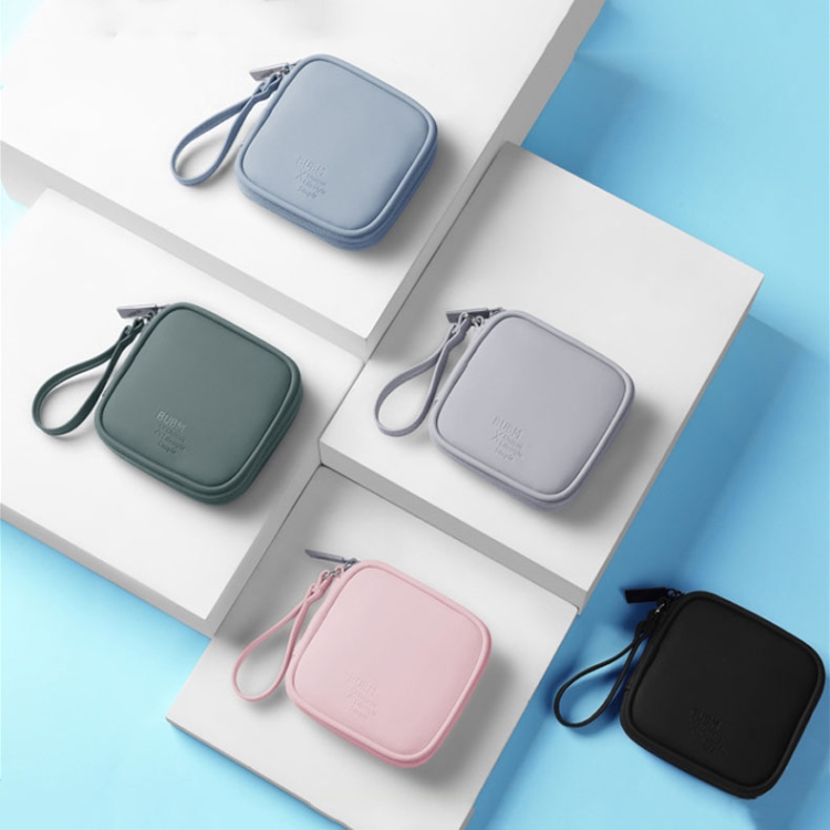 BUBM Headset Bag Portable Mini -Headset Data Cable U Disk PU Headphone Storage Package(Lake Green) BUBM Headset Bag Portable Mini -Headset Data Cable U Disk PU Headphone Storage Package(Lake Green)