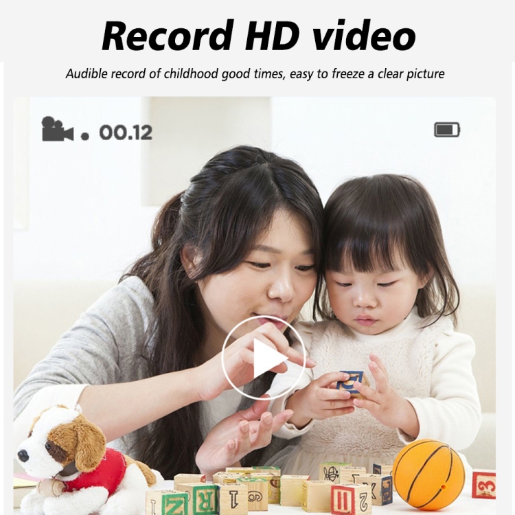 Cámara instantánea para niños Mini impresora térmica HD Video Foto Cámara digital, Especificaciones: 32G Azul - B4