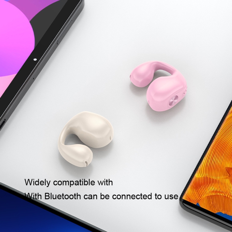 Dual Ear Bone Conduction Wireless Bluetooth Earphones Ear Clip Wear Mini Sport(Blue) Dual Ear Bone Conduction Wireless Bluetooth Earphones Ear Clip Wear Mini Sport(Blue)