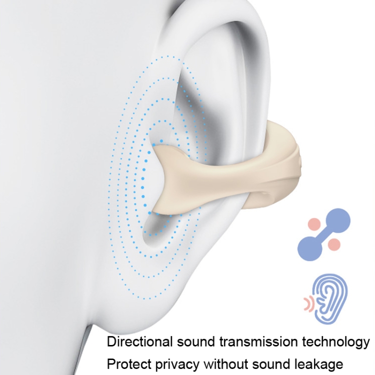 Dual Ear Bone Conduction Wireless Bluetooth Earphones Ear Clip Wear Mini Sport(Blue) Dual Ear Bone Conduction Wireless Bluetooth Earphones Ear Clip Wear Mini Sport(Blue)