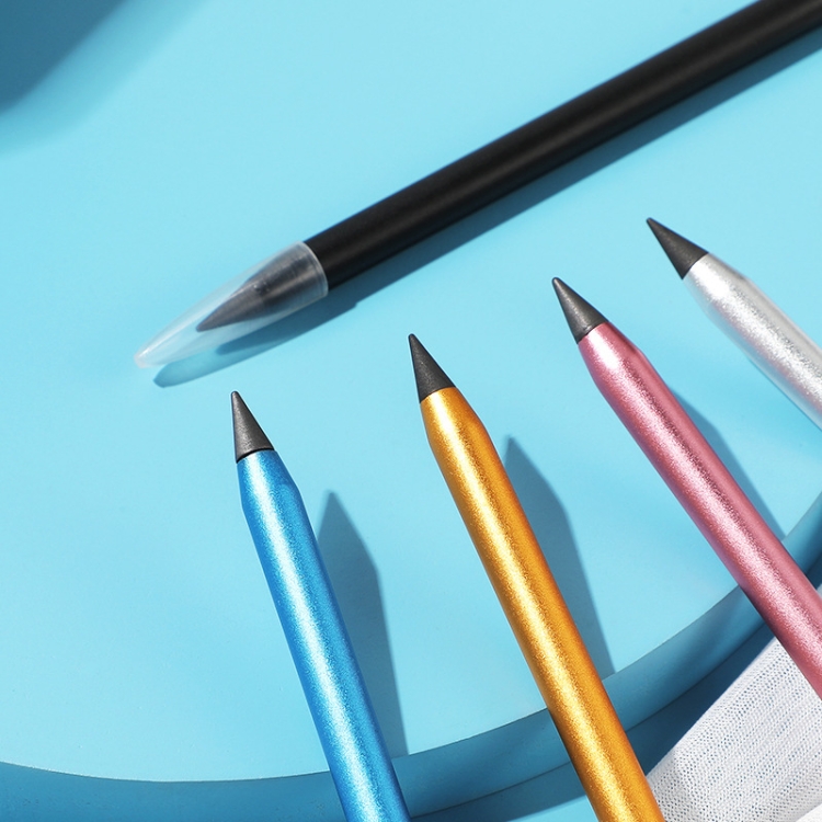 Crayon de bureau écriture illimitée stylo en métal éternel stylo