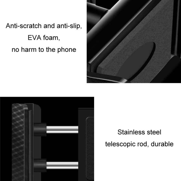 360-degree Rotating Car Air Outlet Multi-functional Mobile Phone Holder(Black) 360-degree Rotating Car Air Outlet Multi-functional Mobile Phone Holder(Black)