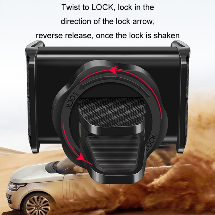 360-degree Rotating Car Air Outlet Multi-functional Mobile Phone Holder(Black) 360-degree Rotating Car Air Outlet Multi-functional Mobile Phone Holder(Black)