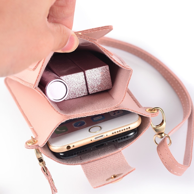 Bolso de mensajero para teléfono móvil para mujer, Mini bolso
