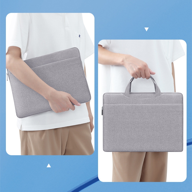 BUBM Largecapacity Wearresistant and Shockabsorbing Laptop Storage Bag, Size 14 inch(Black)