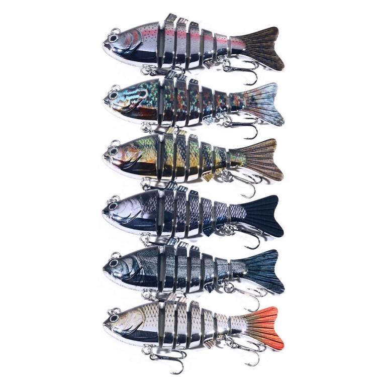 HENGJIA JM061 Multi-segment Fish Bionic Lure Submerged Lures, Size: 10cm  18g(6)