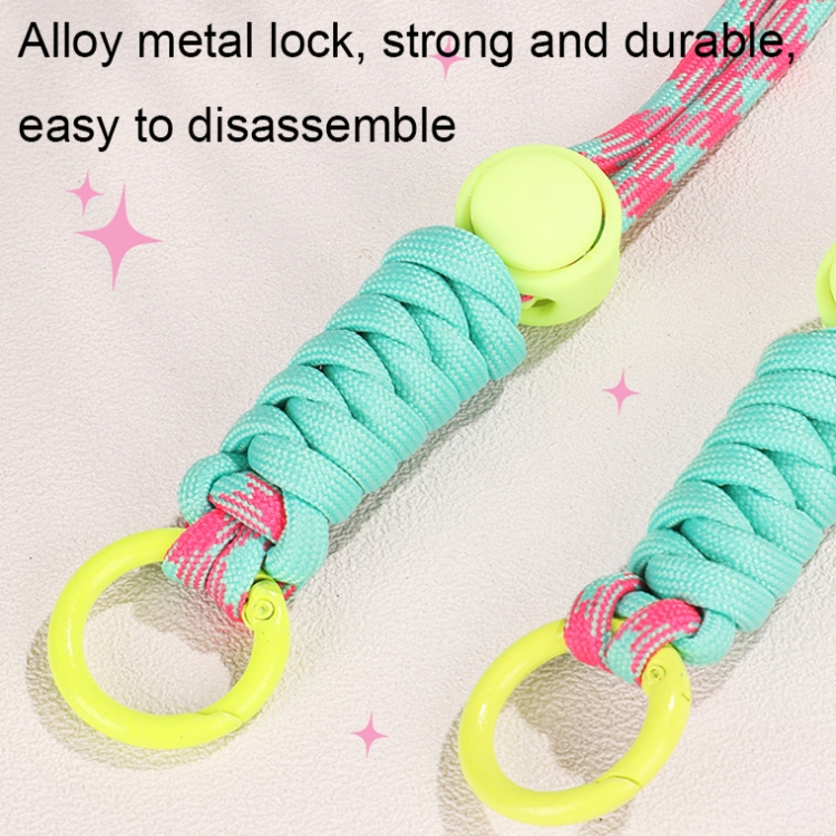 Rotatable Back Clip Oblique Phone Anti-lost Lanyard with Makeup Mirror(White) Rotatable Back Clip Oblique Phone Anti-lost Lanyard with Makeup Mirror(White)