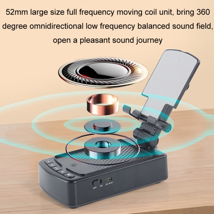 3 in 1 Multi-functional Desktop Mobile Phone Telescopic Bracket Bluetooth Audio(Black) 3 in 1 Multi-functional Desktop Mobile Phone Telescopic Bracket Bluetooth Audio(Black)