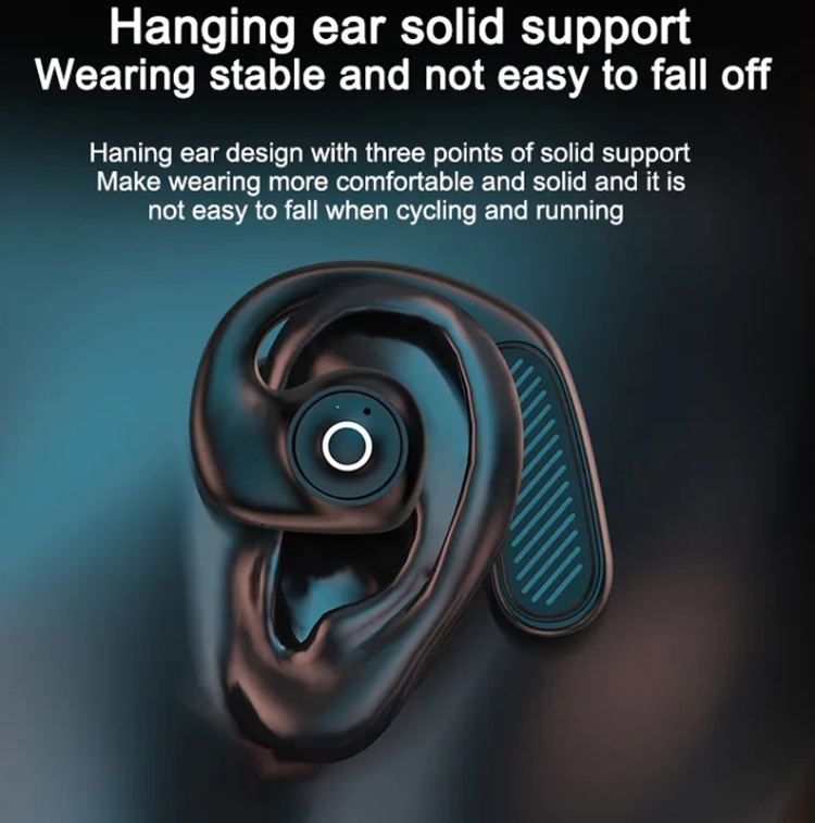 K23 TWS Hanging Ear Earphones Air Conduction Bluetooth Headset(Sky Blue) K23 TWS Hanging Ear Earphones Air Conduction Bluetooth Headset(Sky Blue)
