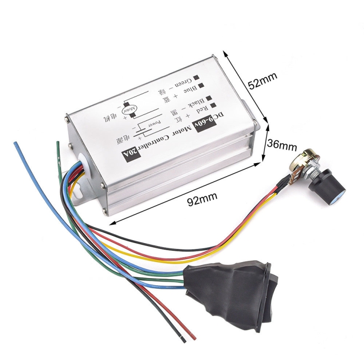 5Pcs Dc 6-30V 200W Pwmモータースピードコントローラー
