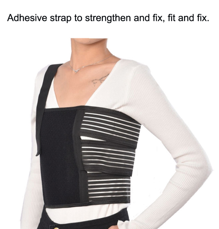 S One-shoulder One-piece Rib Fixation Strap Post-cardiothoracic