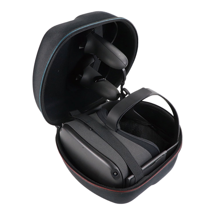 Para Oculus Quest 1/2 Paquete de almacenamiento VR Bolsa de gafas integrada Estuche antipresión a prueba de polvo (pequeño gris) - B7