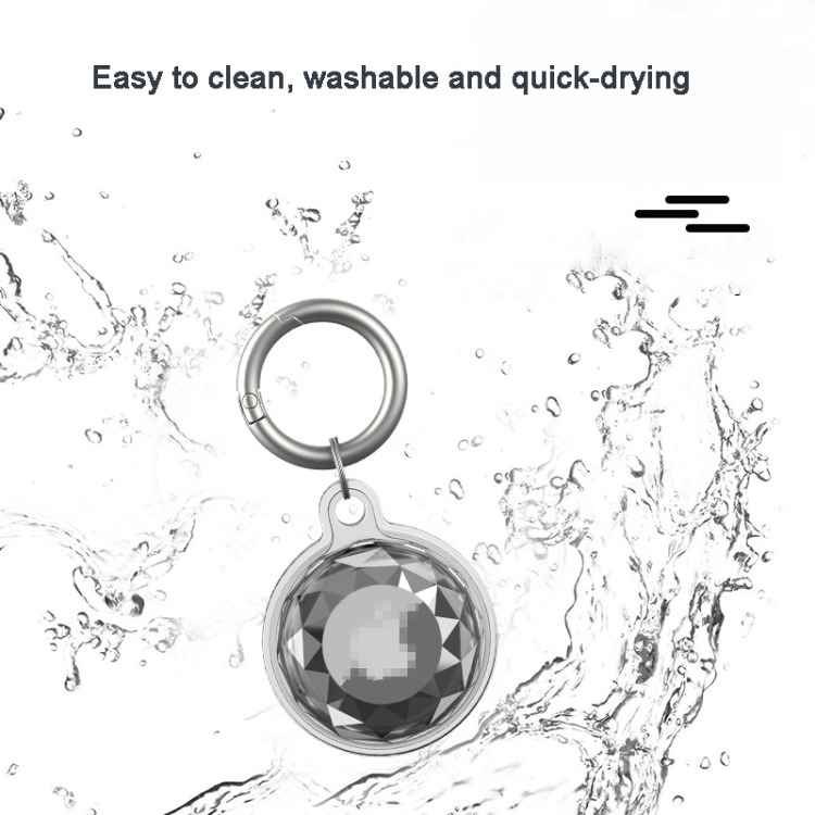 For AirTag Locator Protective Case Keychain TPU All Inclusive Waterproof Cover(Transparent) For AirTag Locator Protective Case Keychain TPU All Inclusive Waterproof Cover(Transparent)