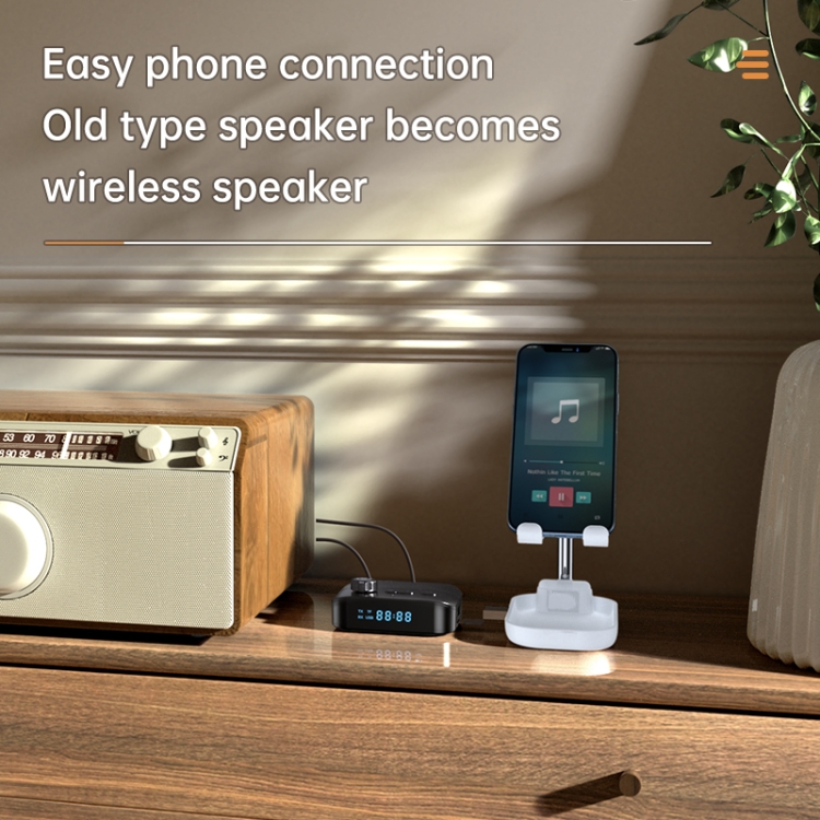 Digital Display Bluetooth 5.3 Audio Receiver Transmitter Support USB /TF Card MP3 Player Digital Display Bluetooth 5.3 Audio Receiver Transmitter Support USB /TF Card MP3 Player