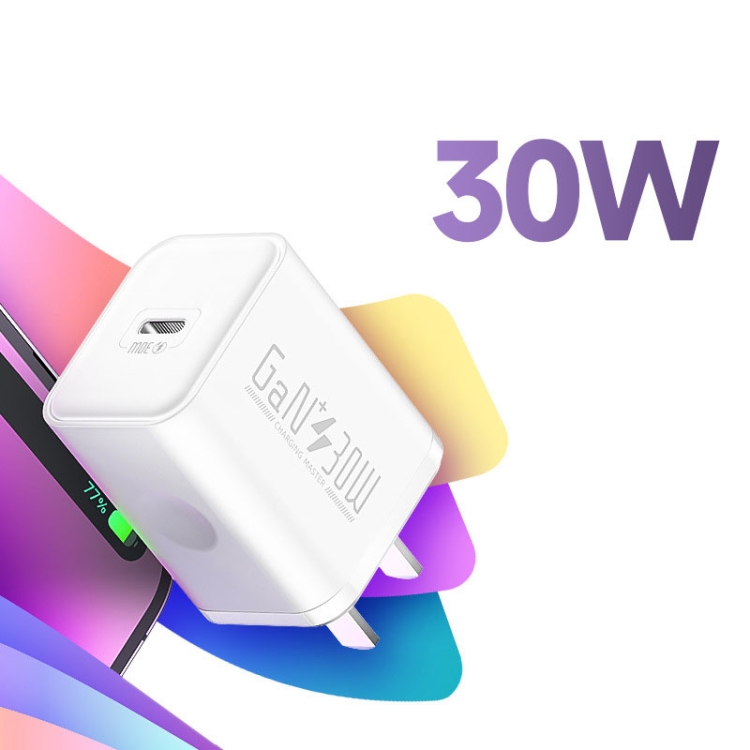 ROMOSS AC30C PD 30W Single Port Type-C/USB-C Gallium Nitride Charger ...