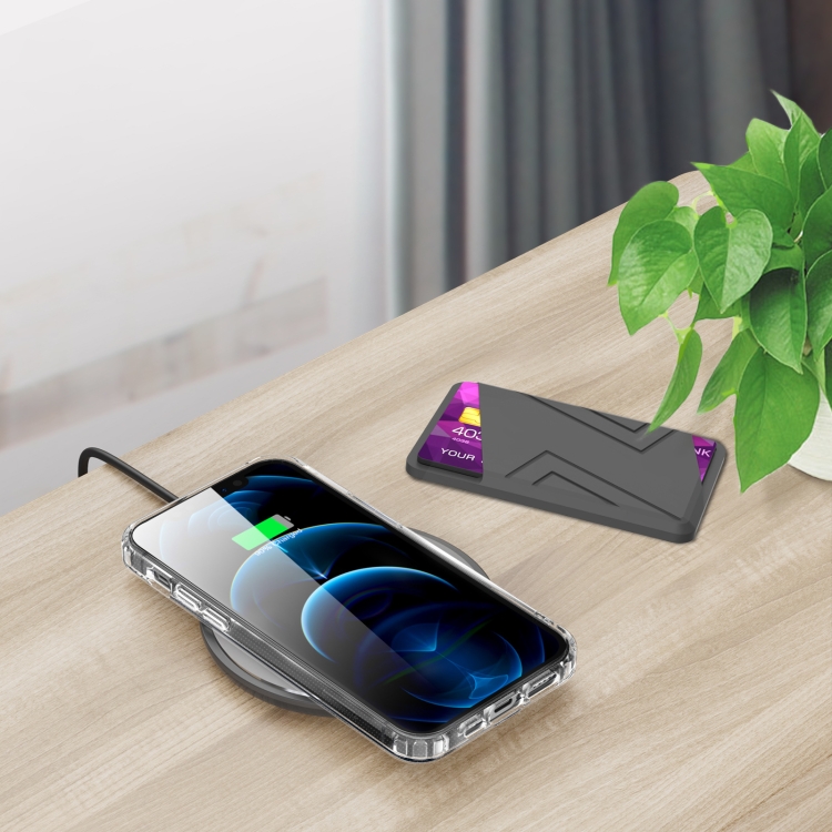 For IPhone 12 / 13 / 14 Series AhaStyle PT133-C Silicone Magnetic Card Case(Black) For IPhone 12 / 13 / 14 Series AhaStyle PT133-C Silicone Magnetic Card Case(Black)