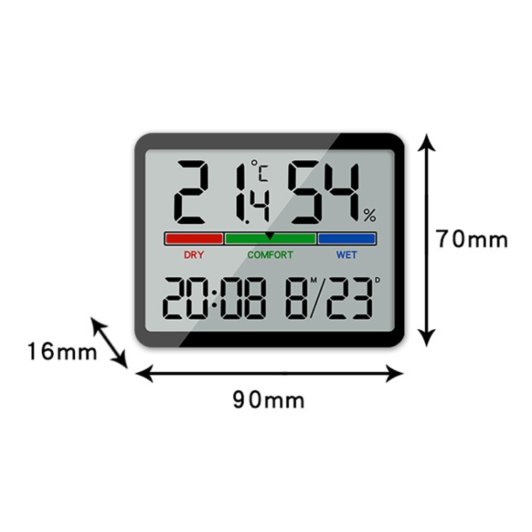 Acquista Sveglia LED Display digitale della temperatura Proiettore  multifunzione Trasmissione vocale Lampada da comodino Luce notturna per  cameretta dei bambini