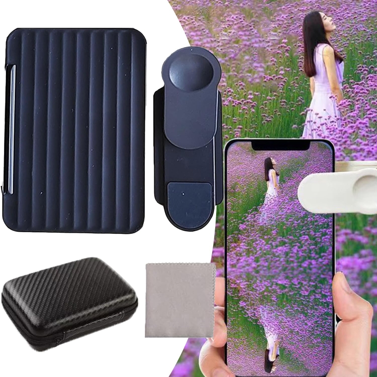 Smartphone Camera Mirror Reflection Clip Selfie Reflector Shooting Supplies, Spec: Black Kit Smartphone Camera Mirror Reflection Clip Selfie Reflector Shooting Supplies, Spec: Black Kit
