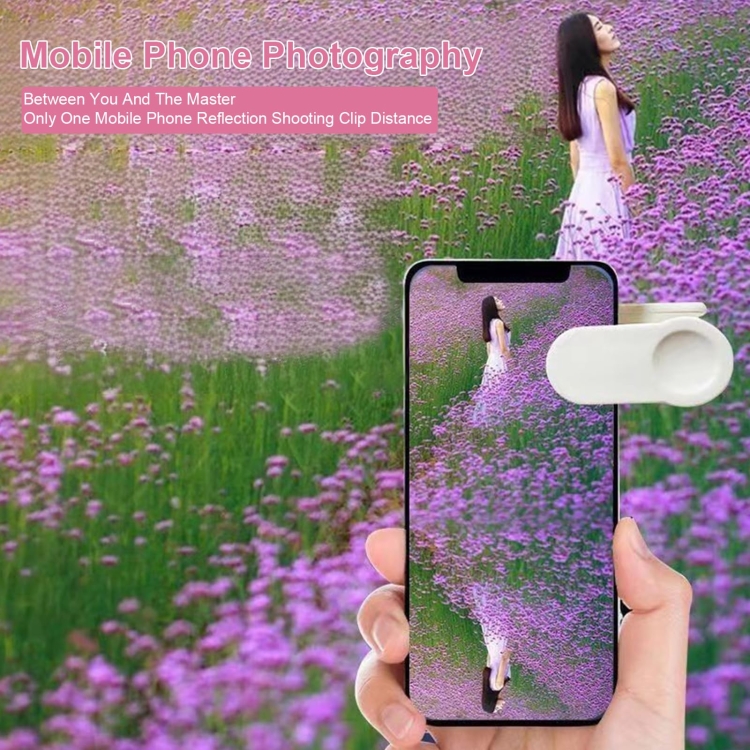 Smartphone Camera Mirror Reflection Clip Selfie Reflector Shooting Supplies, Spec: Black Kit Smartphone Camera Mirror Reflection Clip Selfie Reflector Shooting Supplies, Spec: Black Kit