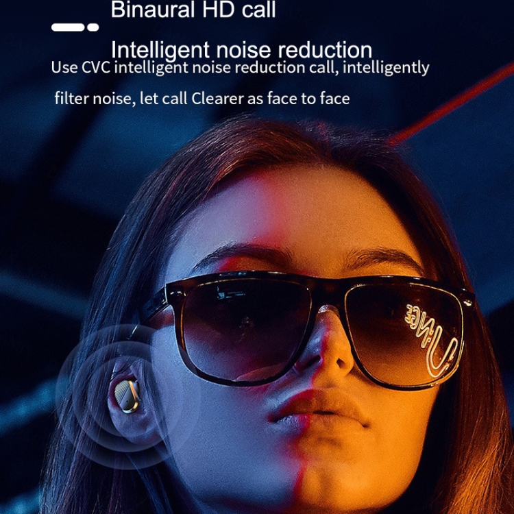 Digital Display Earphones In-Ear High Power Gaming Wireless Sports TWS Earphones(Black) Digital Display Earphones In-Ear High Power Gaming Wireless Sports TWS Earphones(Black)