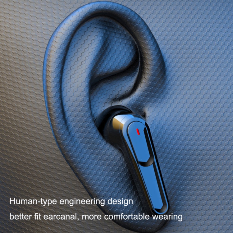 Intelligent Noise Canceling Transparent Bluetooth Headset Wireless Digital Gaming TWS Earphones(Black) Intelligent Noise Canceling Transparent Bluetooth Headset Wireless Digital Gaming TWS Earphones(Black)
