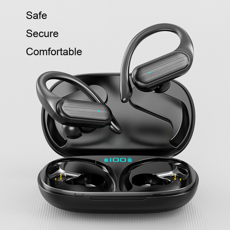 A520 LED Digital Display Wireless Ear-Mounted Noise Reduction Bluetooth Headset(Blue) A520 LED Digital Display Wireless Ear-Mounted Noise Reduction Bluetooth Headset(Blue)