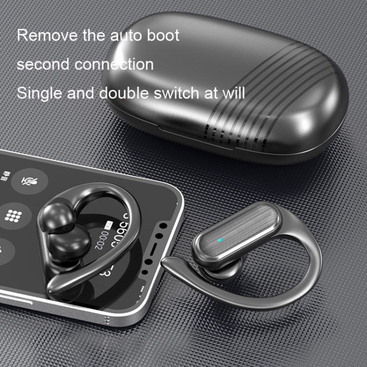 A520 LED Digital Display Wireless Ear-Mounted Noise Reduction Bluetooth Headset(Blue) A520 LED Digital Display Wireless Ear-Mounted Noise Reduction Bluetooth Headset(Blue)
