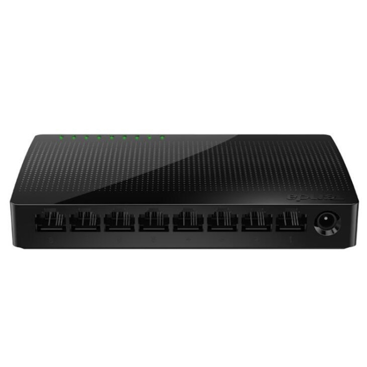 Tenda SG108 100/1000M Conmutador de red de escritorio Conmutador de escritorio Gigabit de 8 puertos Conmutador Ethernet LAN Hub (enchufe del Reino Unido) - B1