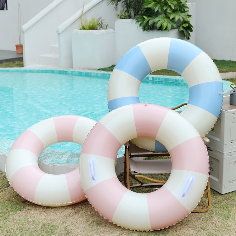 Anello da nuoto per bambini per sport acquatici all'aperto addensato,  diametro esterno: 70 cm (griglia rosa)